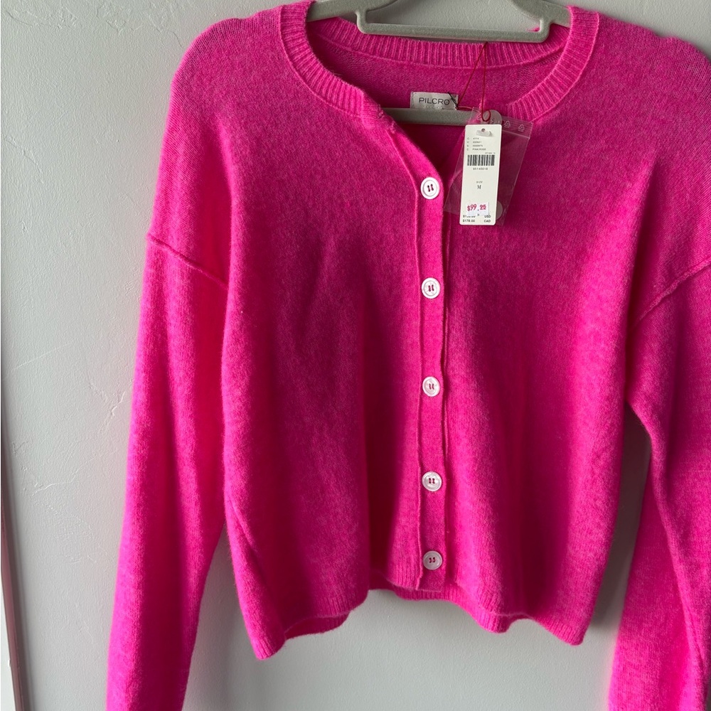 Anthropologie crew-neck cardigan sweater - Picture 3 of 4